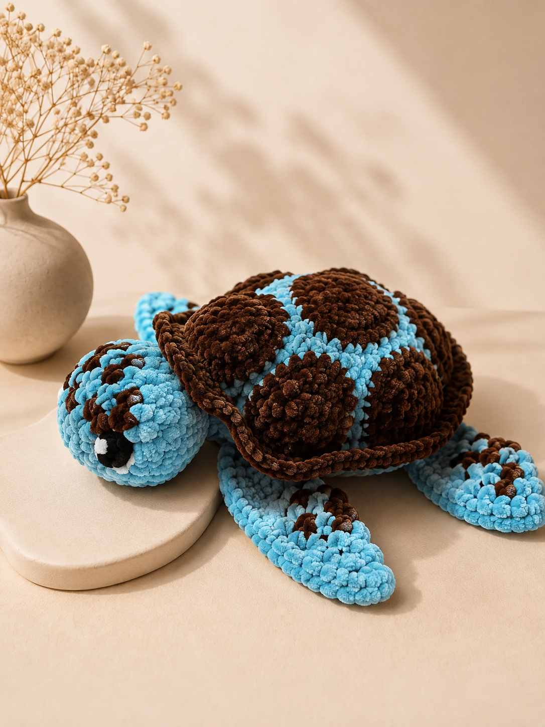handmade soft sea turtle plush