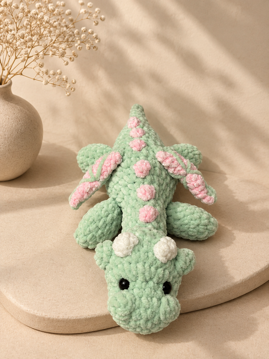 Dragón de peluche