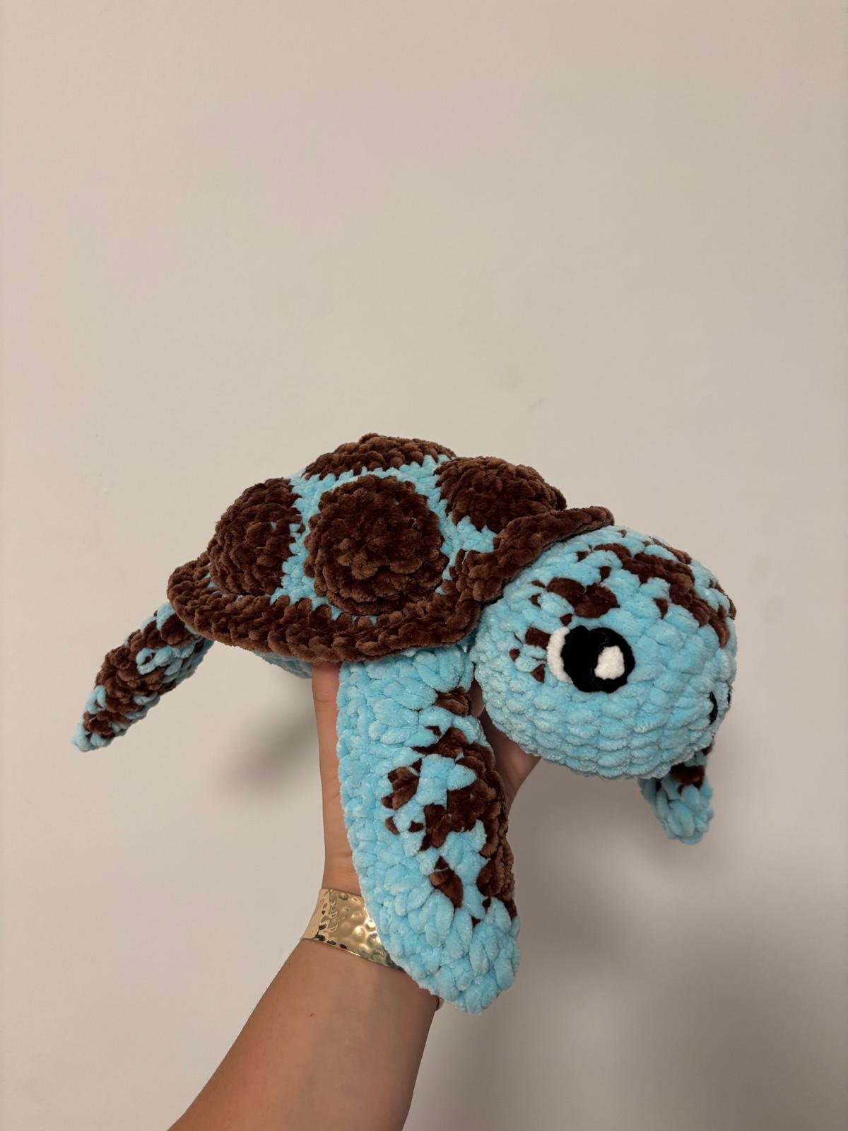 handmade soft sea turtle plush